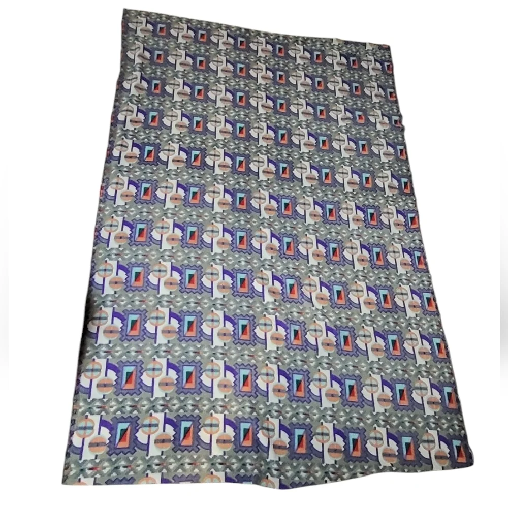 Native American Geometric Patterned Throw Blanket